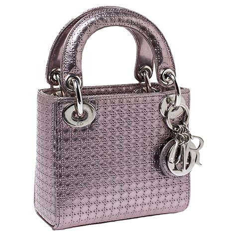 lady dior purple|Purple Micro Lady D.